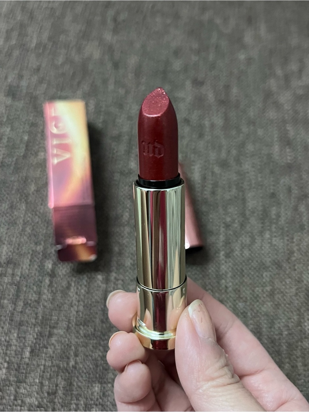 URBAN DECAY Vice Lipstick HEAT Metallized Full Size Aug sale